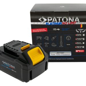 Platinum 18V battery Dewalt DCB184 Dewalt XR series with USB-C PD65W input and output